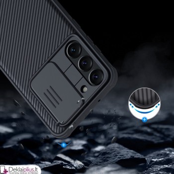 Nillkin Camshield dėklas su kameros apsauga - juodas (Samsung S23 Plus) Nillkin Camshield dėklas su kameros apsauga - juodas (Samsung S23 Plus)